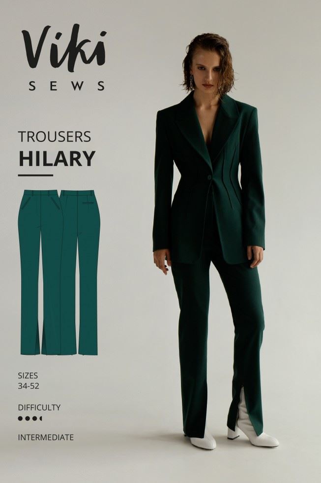 Vikisews Sewing Pattern Hilary Trousers