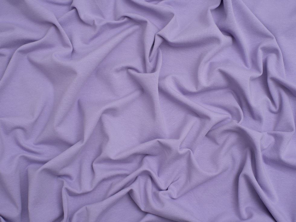 Minerva Core Range Lavender Cotton Lycra Jersey Stretch Knit Fabric