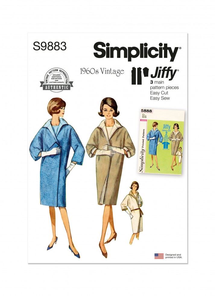 Simplicity Paper Sewing Pattern 9883
 
