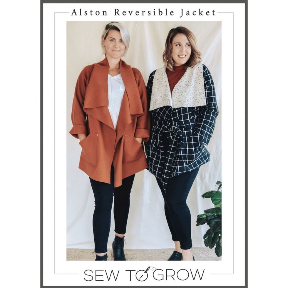 Sew To Grow Paper Sewing Pattern Alston Reversible Jacket
 