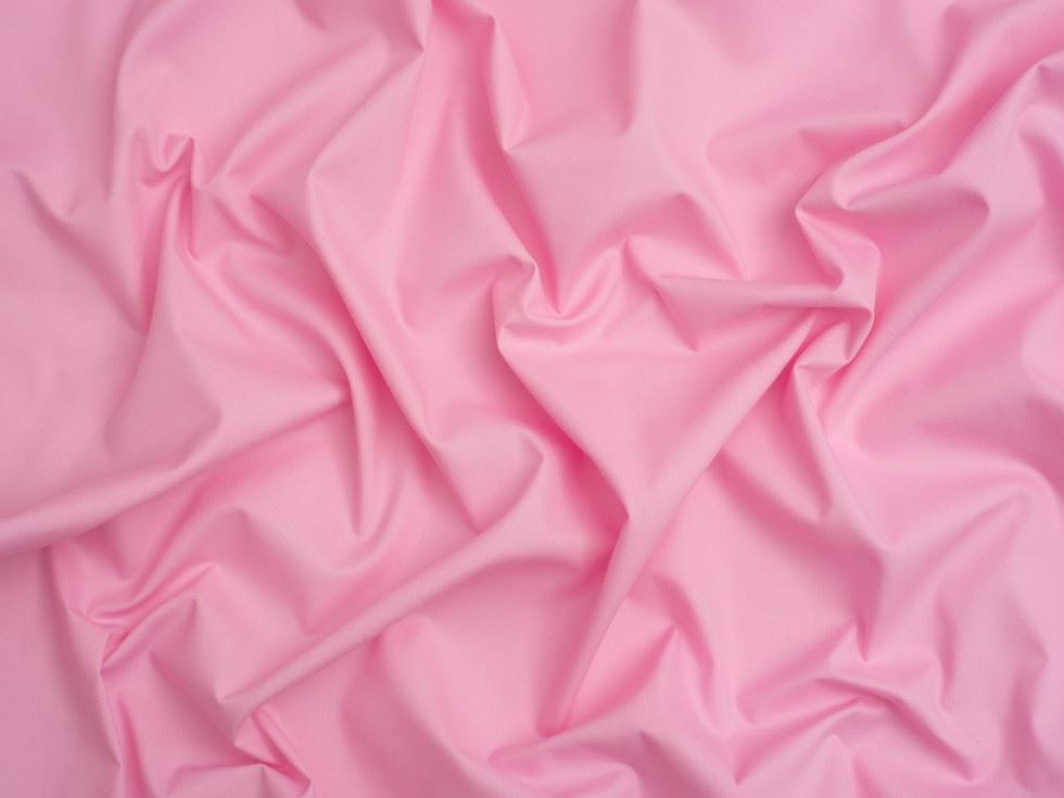 Minerva Core Range Candy Pink Plain Polycotton Fabric