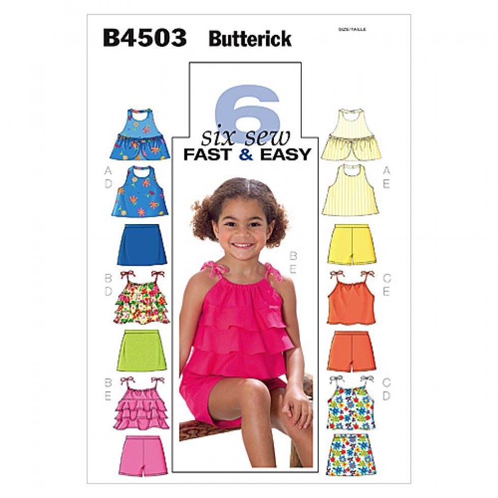 Butterick Paper Sewing Pattern 4503
 