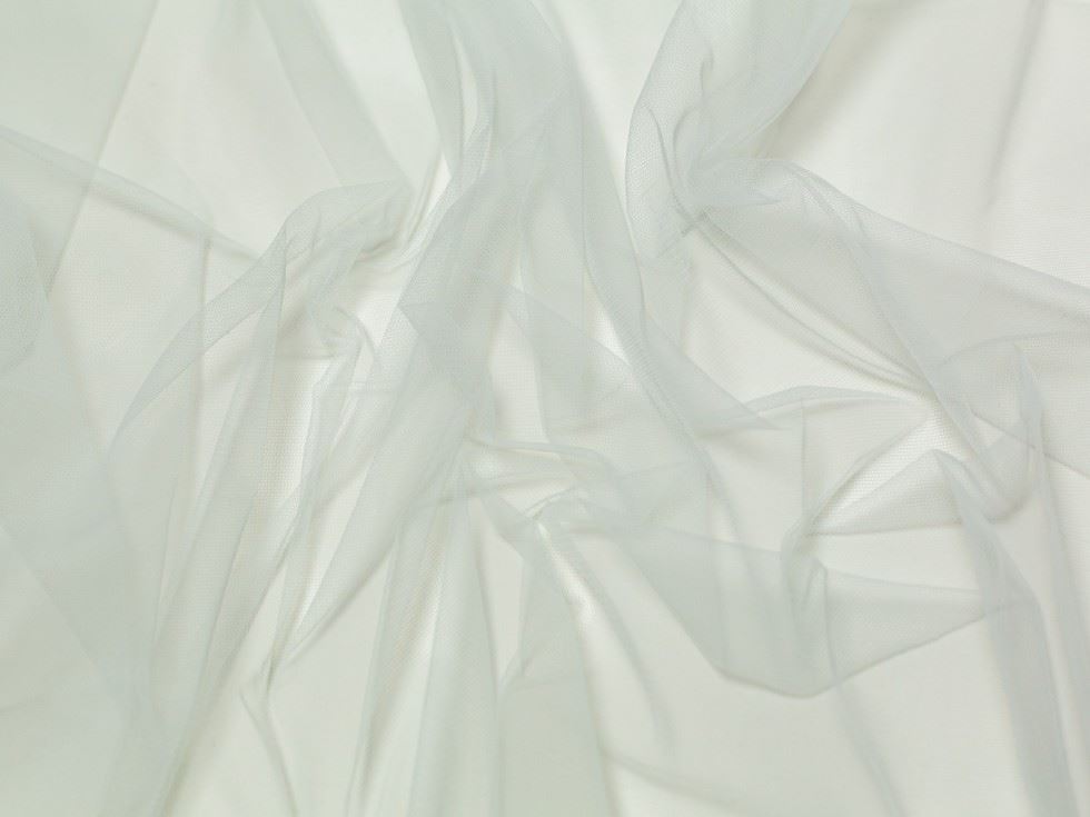 Minerva Core Range Dolce Vita Soft Italian Tulle Fabric Silver
 