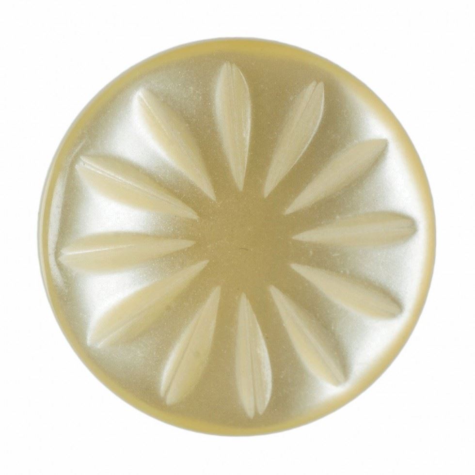 Hemline Yellow Round Shank Buttons
