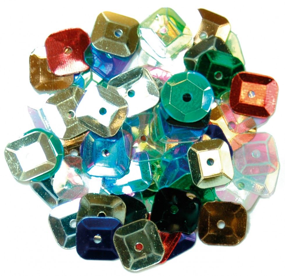 Craft Factory Multi Square Cup Sequins