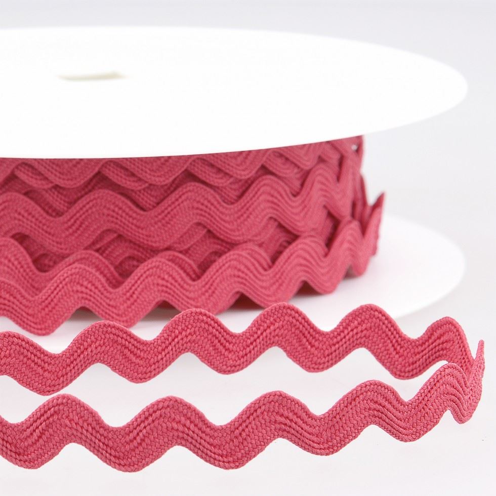 Stephanoise Rose Pink Ric Rac Trim