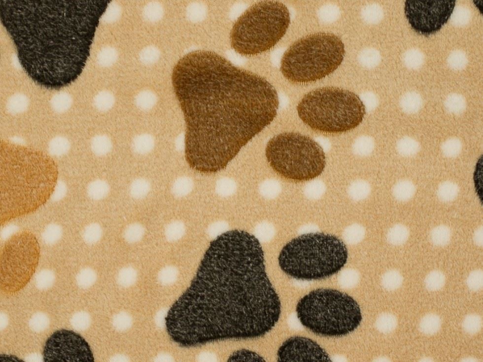 Brown Deadstock Plush Cuddle Fleece Fabric