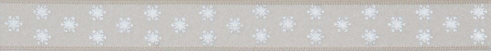 Berisfords Metallic Polka Flakes Ribbon Pearl