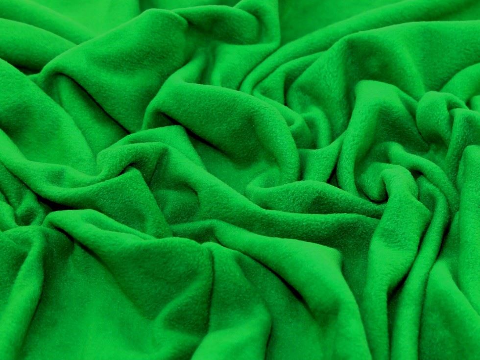 Minerva Core Range Polar Fleece Fabric Emerald Green