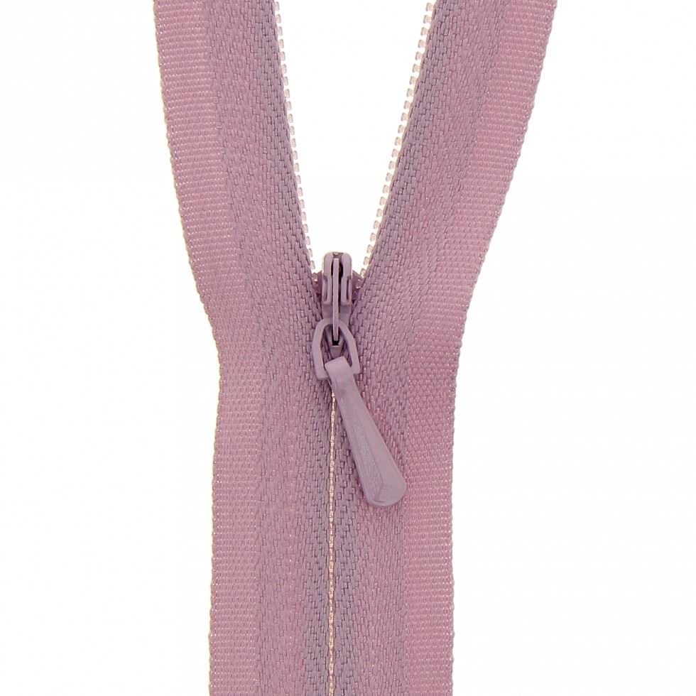 Milward Concealed Invisible Closed End Zips Dusky Pink