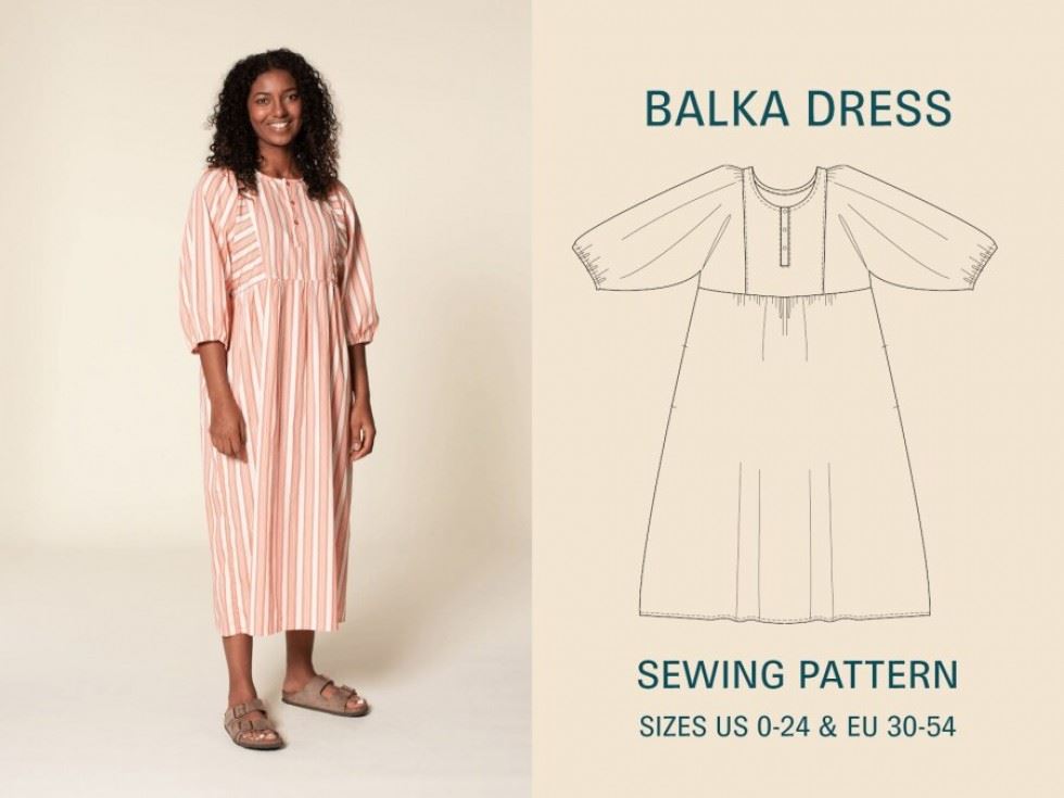 Wardrobe By Me Paper Sewing Pattern Balka Dress