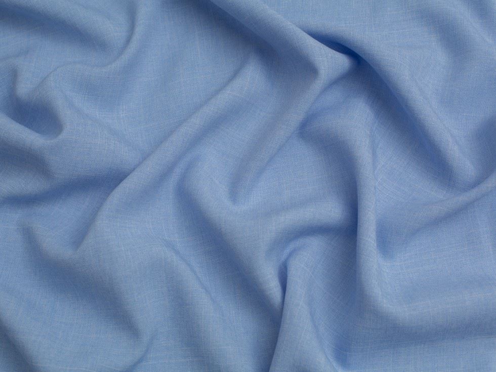 Minerva Core Range Oxford Melange Polyester Suiting Fabric Light Blue
 
