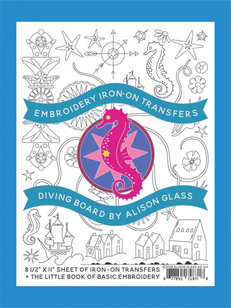 Alison Glass Embroidery Transfers Diving Board Alison Glass Embroidery Transfers Diving Board