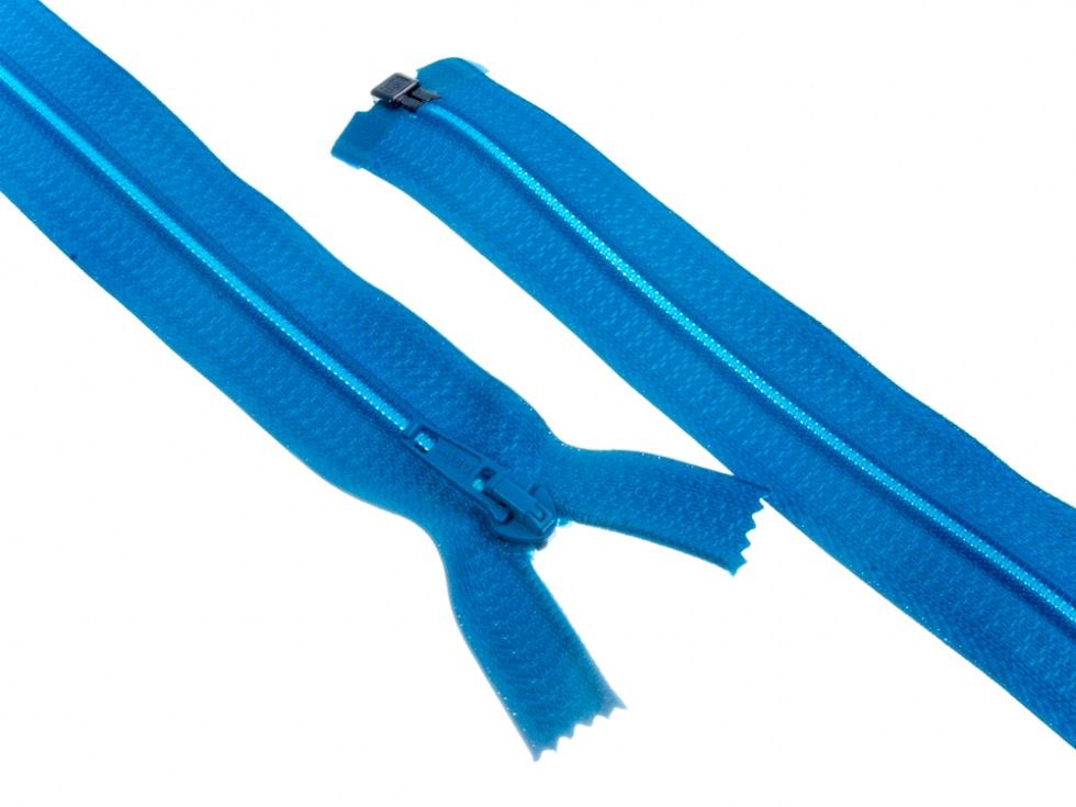 Nylon Open End Coat Zips Turquoise
 