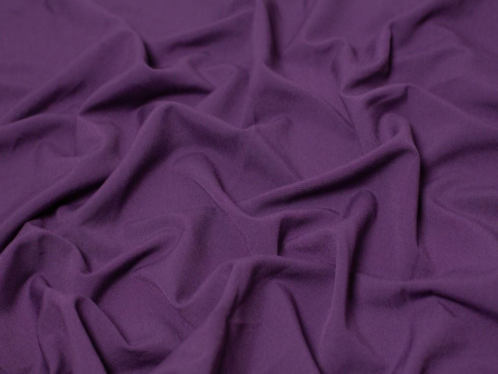 Minerva Core Range Purple Poly Viscose Stretch Woven Suiting Fabric