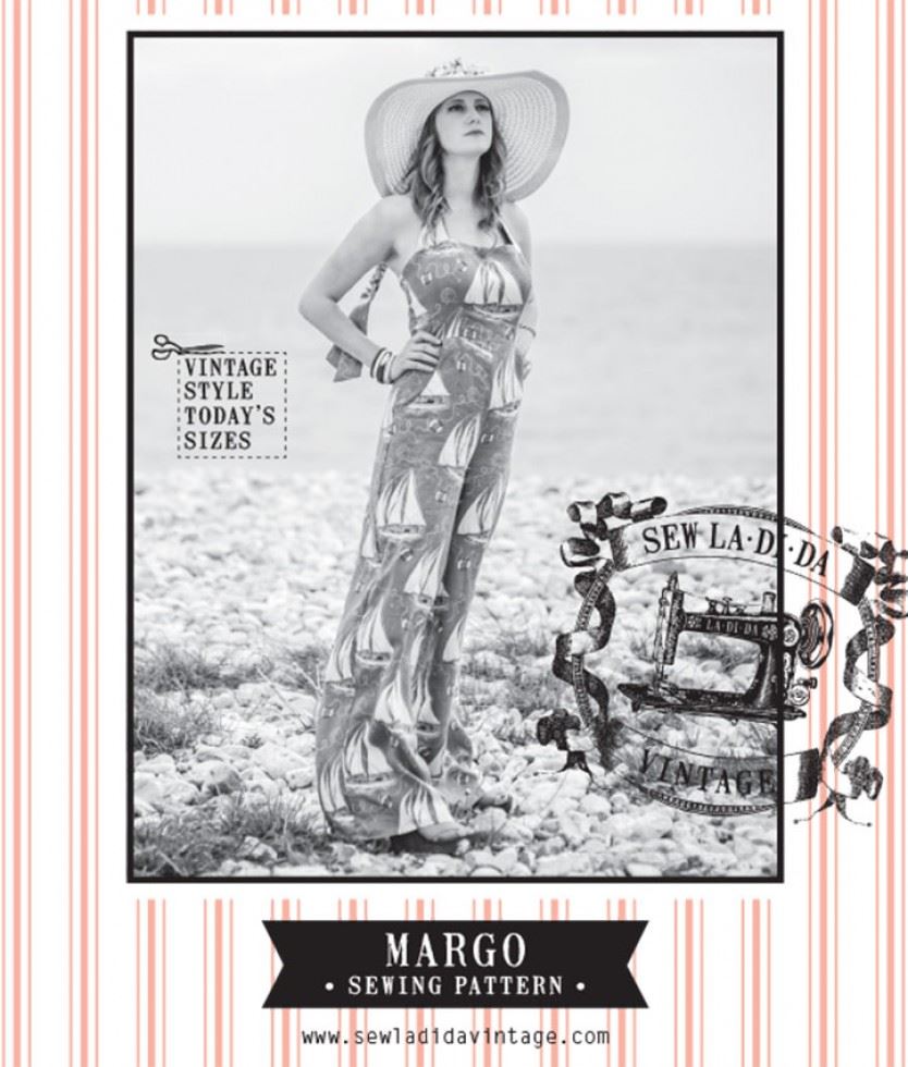 Sew La Di Da Vintage Paper Sewing Pattern Margo Jumpsuit
 