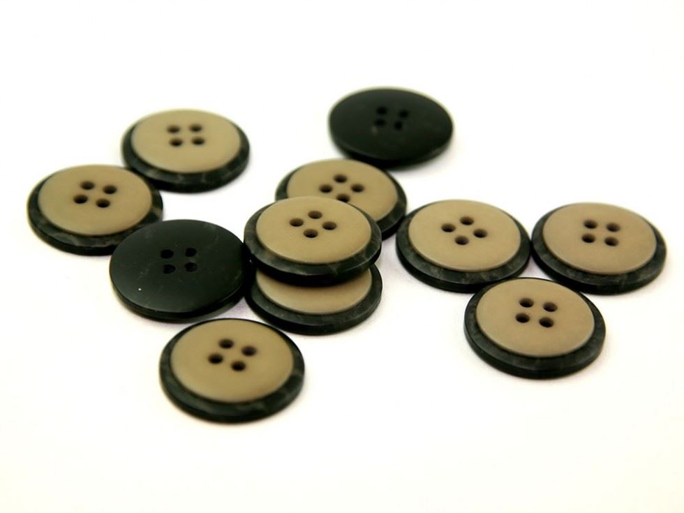 Dill Stone Two Toned Buttons (Value Pack)