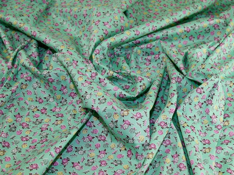 Mint Deadstock 100% Cotton Fabric