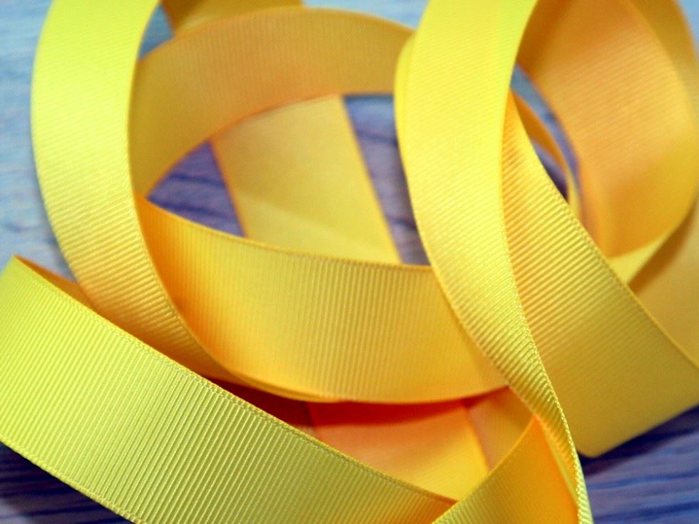 Prym Ribbed Polyester Tape Yellow
 