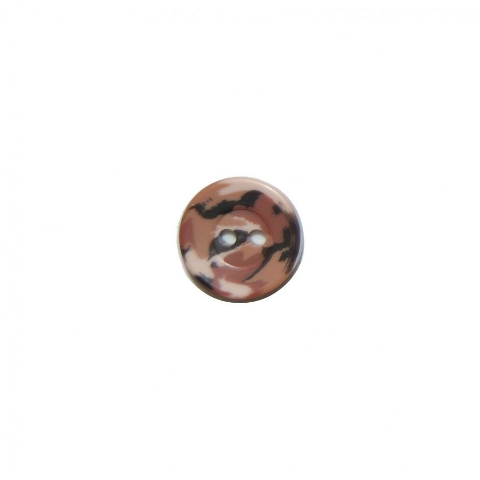 Crendon Round Camouflage Buttons (Value Pack) Brown
 