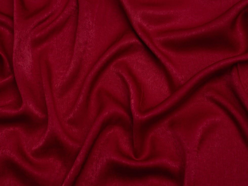 Minerva Core Range Claret Velvet Touch Satin Fabric