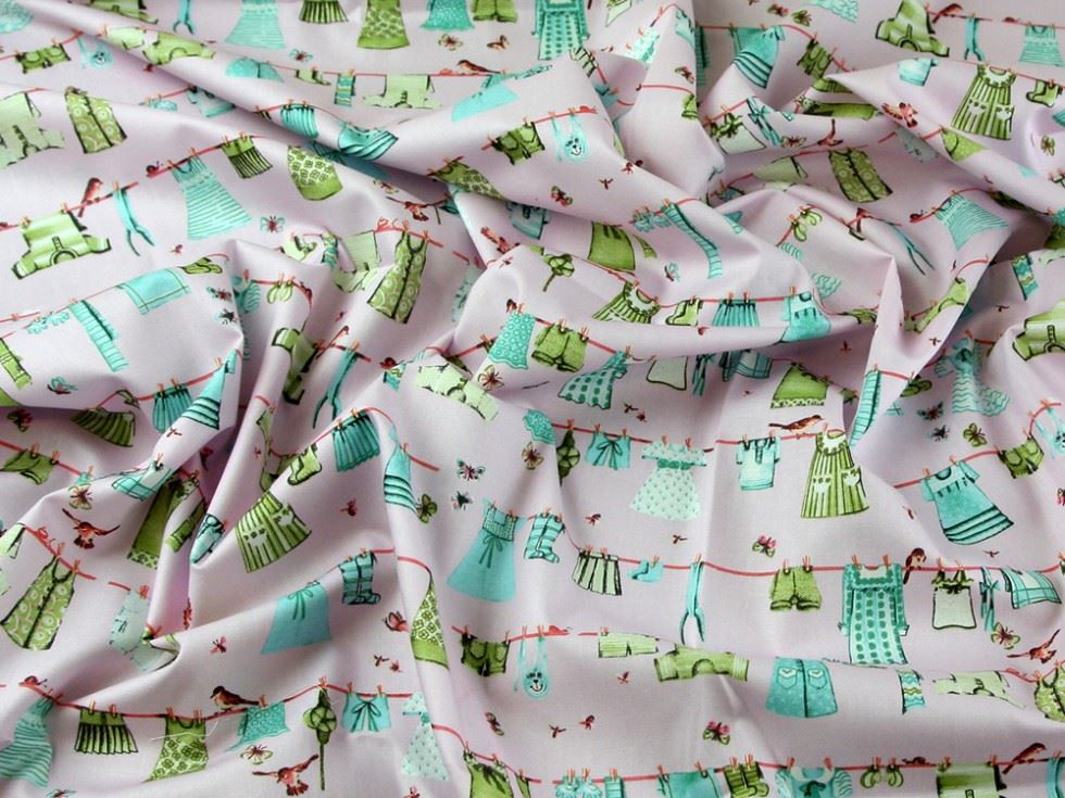 100% Cotton Poplin Fabric Pink