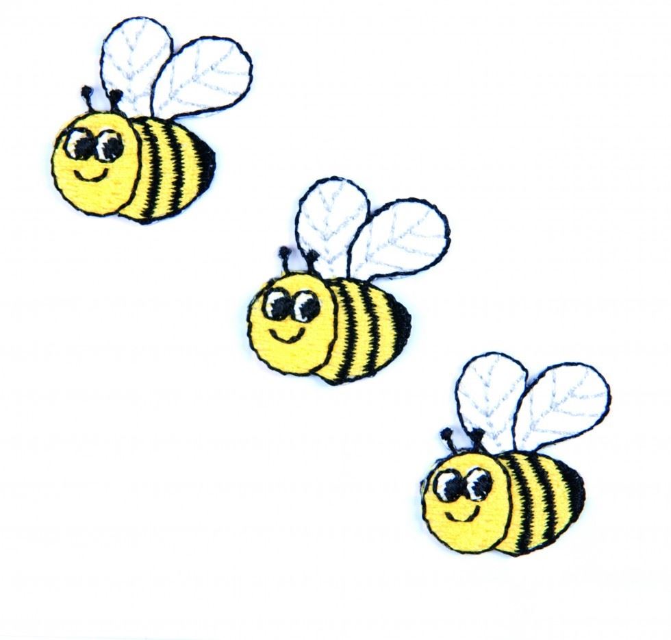 Craft Factory Patch Motif Three Bees