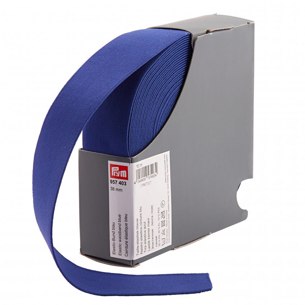 Prym Blue Soft Elastic Waistbanding