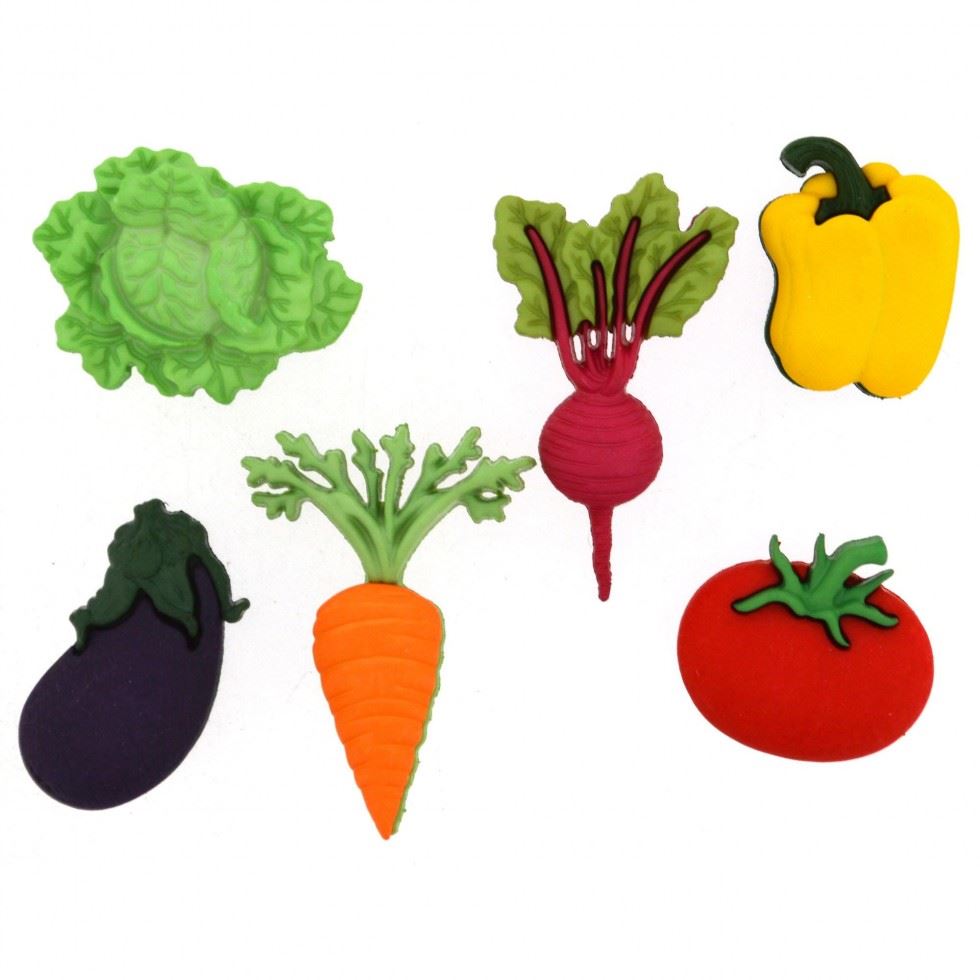 Dress It Up Fresh Produce Buttons