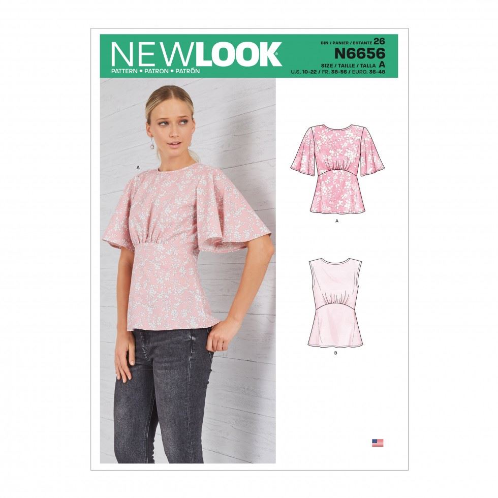 New Look Paper Sewing Pattern 6656
 
