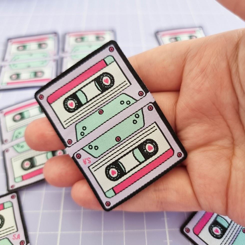 Sew Anonymous Retro Mixtape Seamies Woven Labels
 