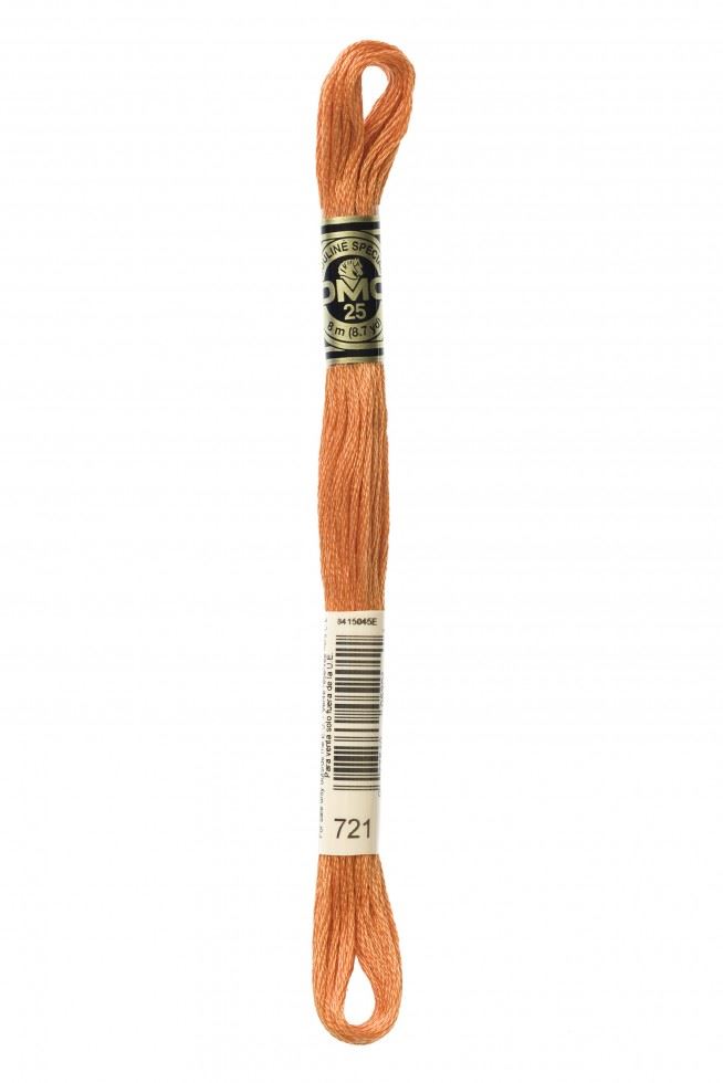 DMC Stranded Cotton Embroidery Thread 721
 