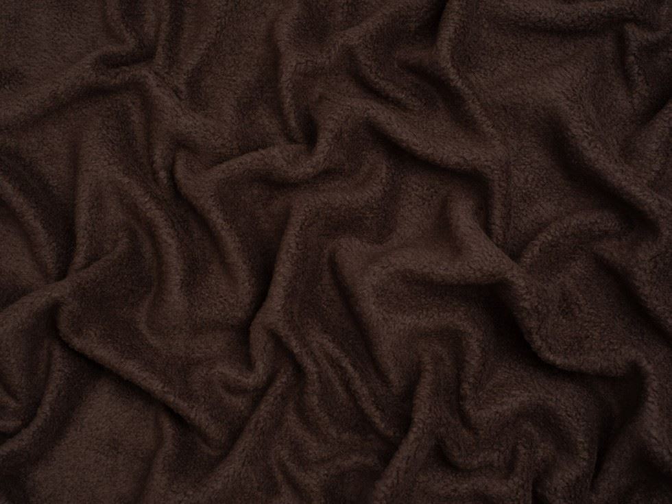 Minerva Core Range Brown Polar Fleece Fabric