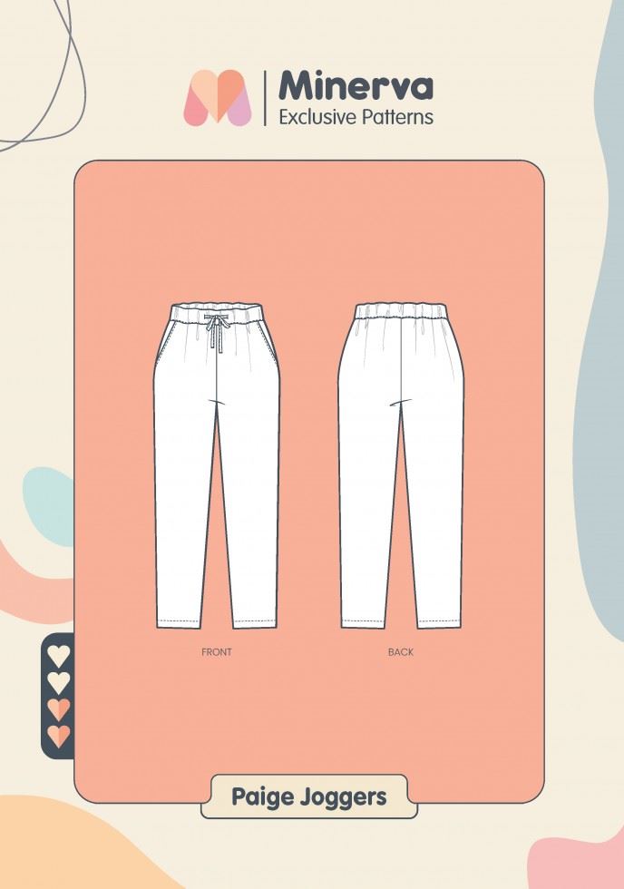 Minerva Exclusive Sewing Pattern Paige Joggers