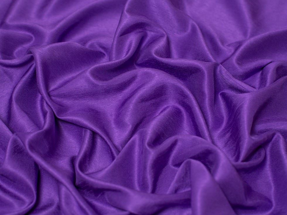 Satin Back Dupion Fabric Purple
 