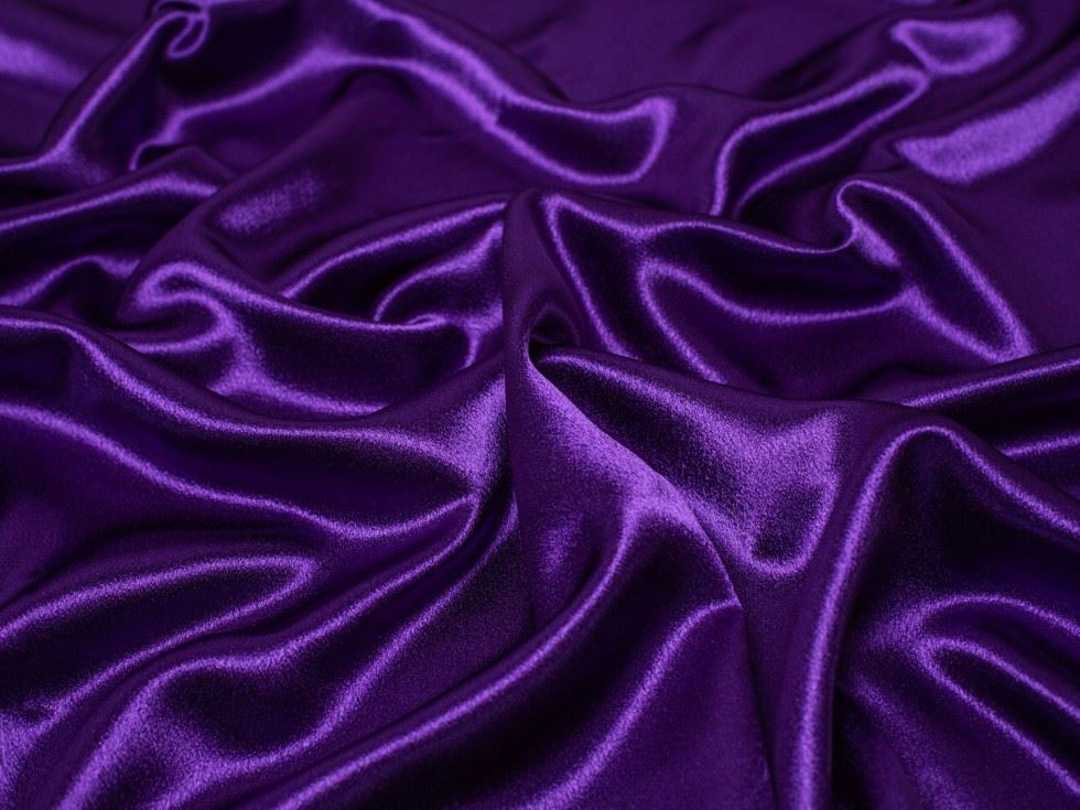Crepe Back Satin Fabric Purple
 