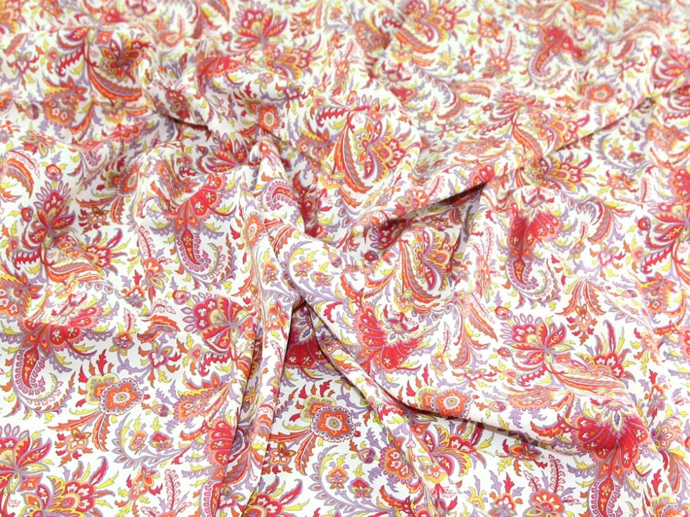 Red Cotton Lawn Fabric