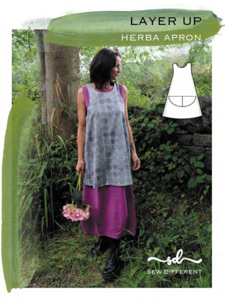 Sew Different Paper Sewing Pattern Herba Apron
 