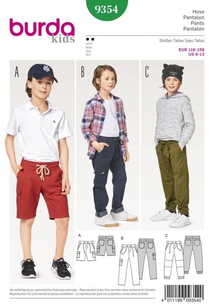Minerva Sewing Pattern 9354 Burda Burda-9354