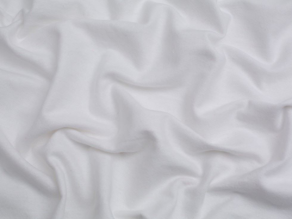 Minerva Core Range White Medium Cotton Flannel Fabric