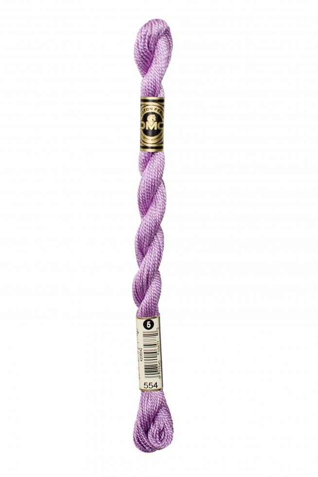 Dmc 554 Size 5 Cotton Perle Thread