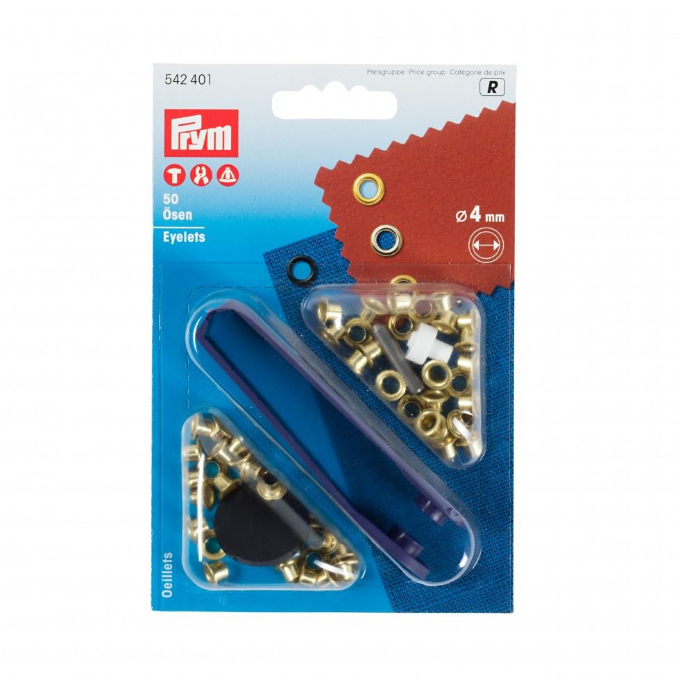 Prym Gold Metal Eyelets