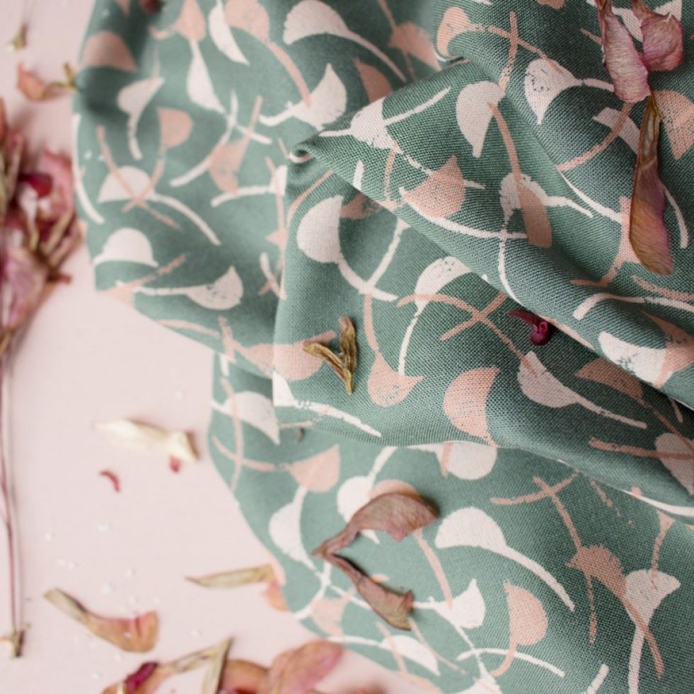Atelier Brunette Windy Viscose Challis Fabric Cedar