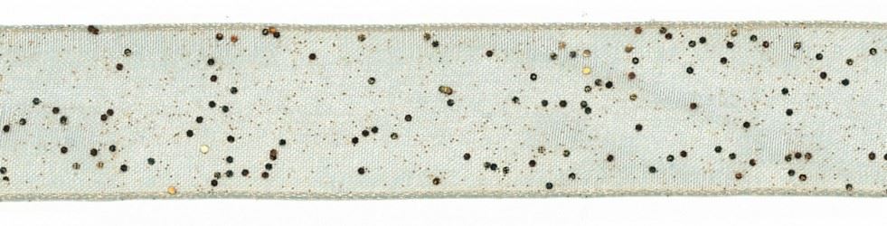 Berisfords Random Glitter Ribbon 50 Cream
 