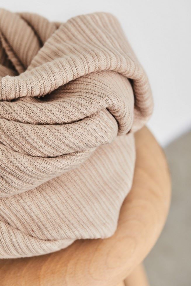 Mind The Maker Dune Selanik Rib Textured Stretch Knit Fabric