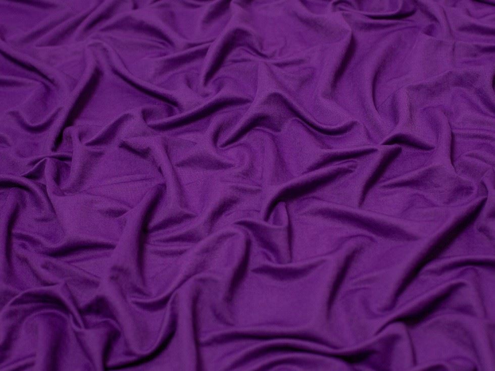 Minerva Core Range Purple Rayon Nylon Jersey Stretch Knit Fabric