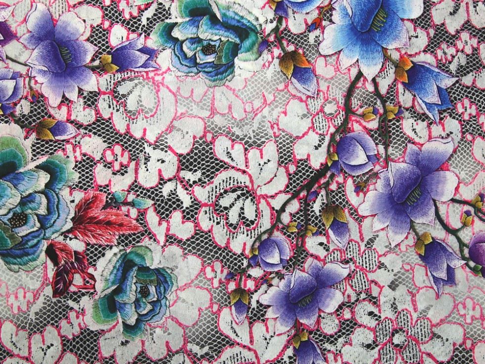 Pink Deadstock Microfibre Smooth Crepe Fabric