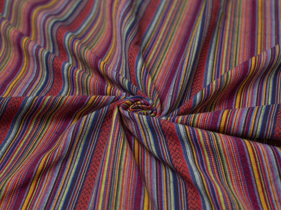 Minerva Mexico Woven Stripe Fabric 150cm / 60" Wide - per metre - Picture 2 of 10