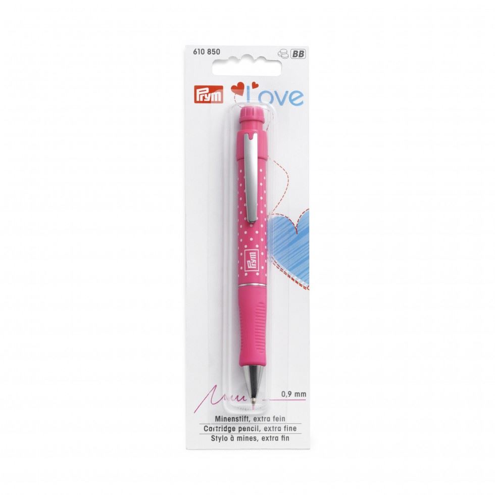 Prym Pink Love Extra Fine Cartridge Pencil