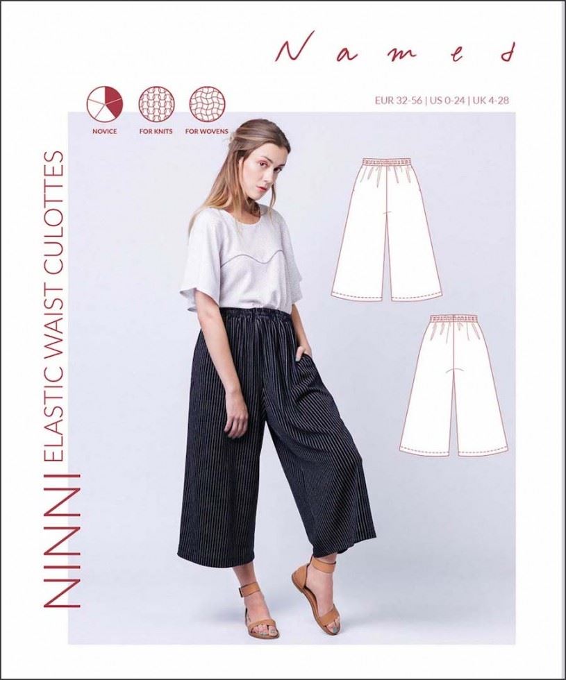 Named Clothing Paper Sewing Pattern Ninni Culottes